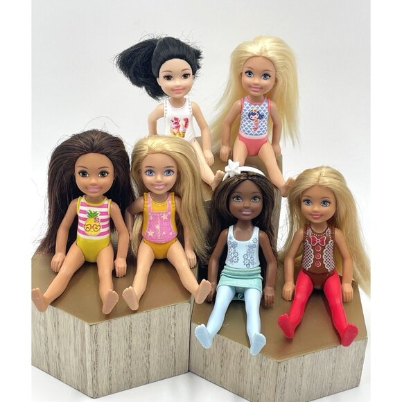 Barbie’s Little Sister Chelsea & Friends Doll Lot – 8 Dolls and Accesories - Picture 2 of 11